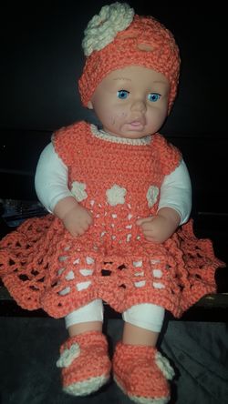 Vestidito a crochrt