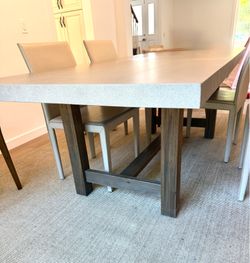 Crate and Barrel Dining Table Set