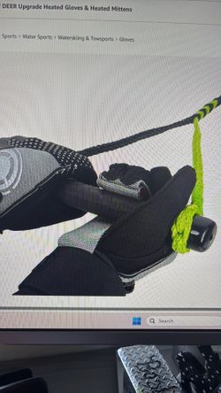 Radar vice, inside out pre-curved fingers, Amara palm water Ski/ wakeboarding boarding gloves