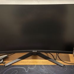 asus tuf curved gaming monitor 165hz .5 ms response time