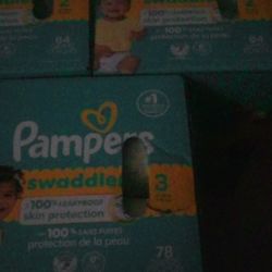 Baby Pampers Size 2 And 3 Half Price 