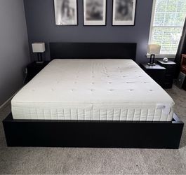 IKEA King Size Bed Set - Black