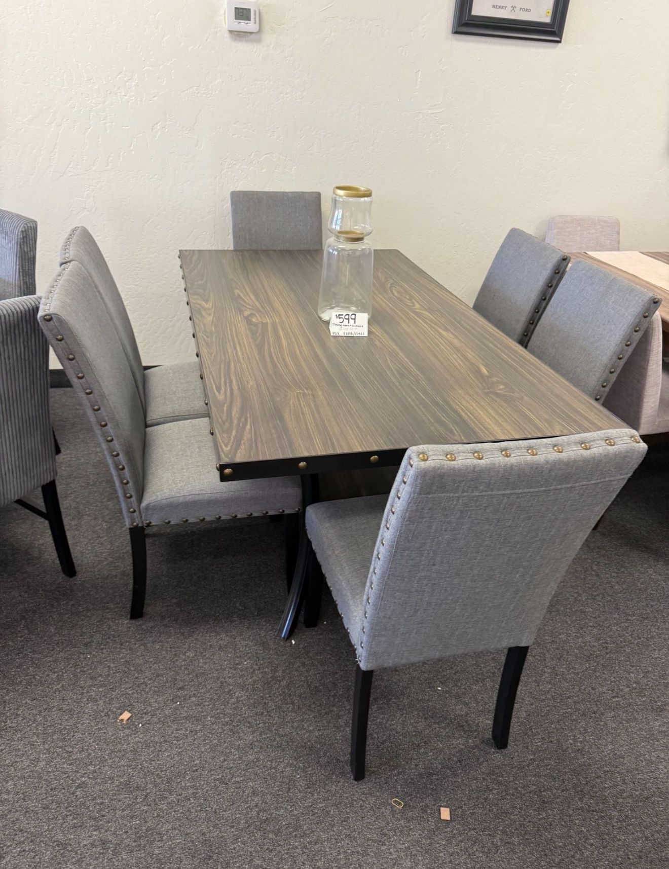 Dining Table Set With 6 Chairs