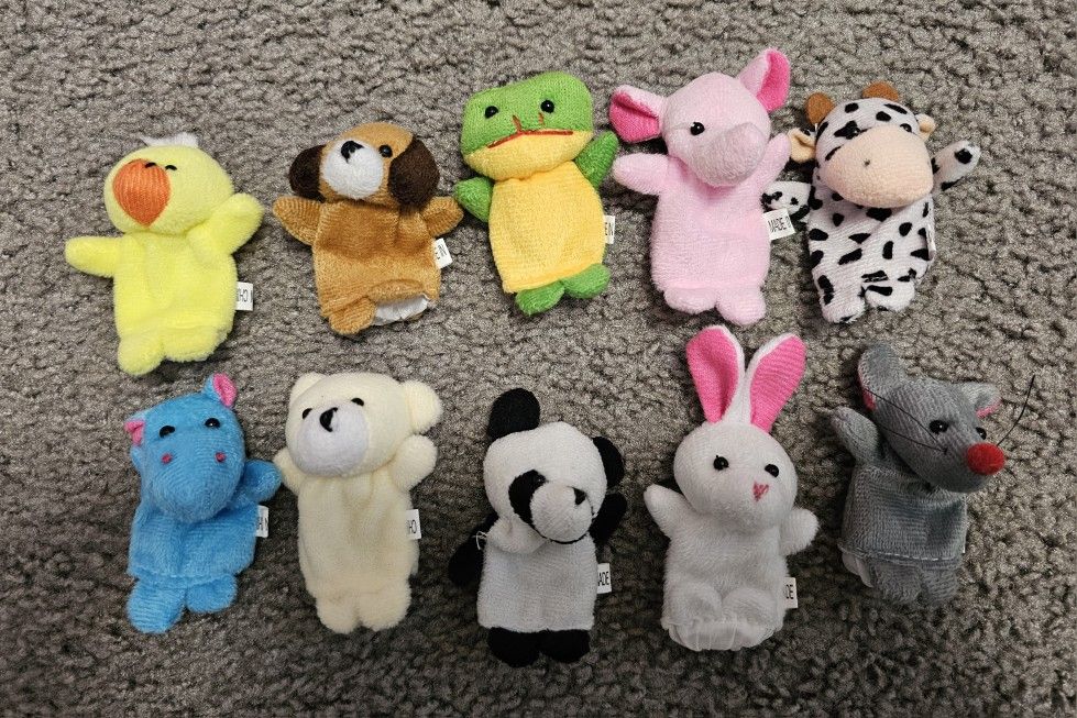 10pcs Finger Puppets 