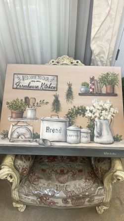 FarmHouse Kitchen Canvas Wall Art