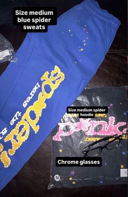 Spider sweats spider hoodie chrome glasses
