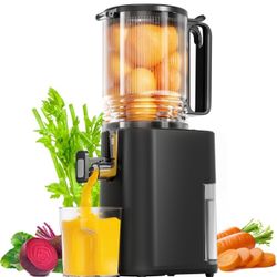 Cold Press Juicer, 5.5inch Wide Feed Chute Juicer Machine