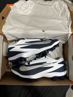 Navy Nike baseball cleats