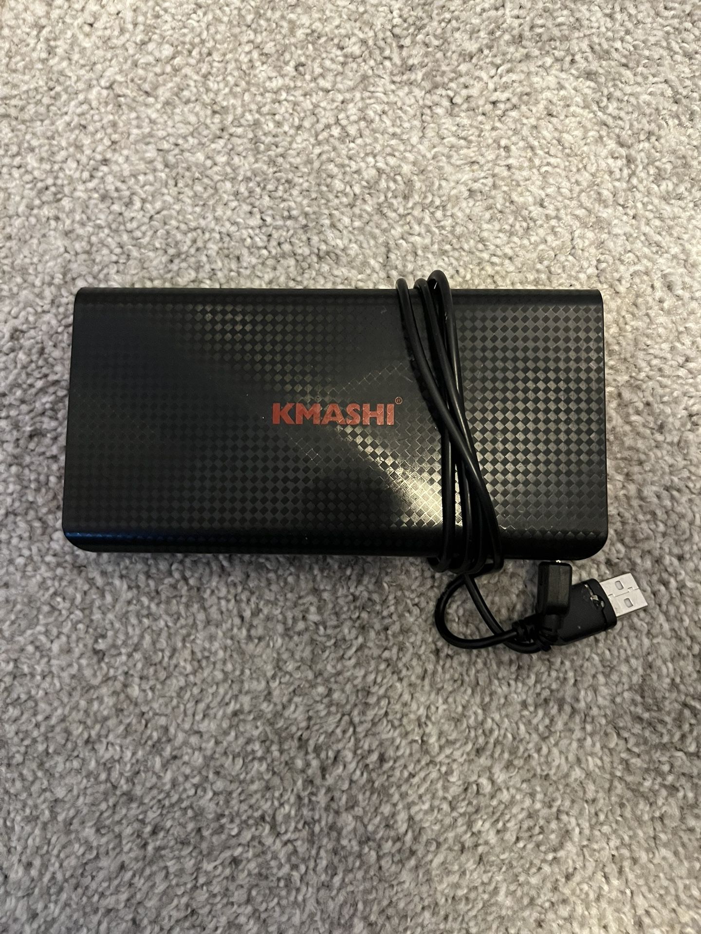 Kmashi K-MP836 15,000 mAH Portable Power Bank Charger Charging Dual USB Ports