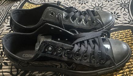 Converse chuck taylor all star lo patent sneaker sale