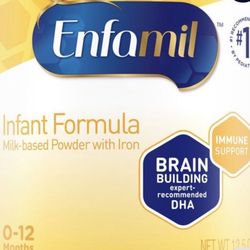 Enfamil cans