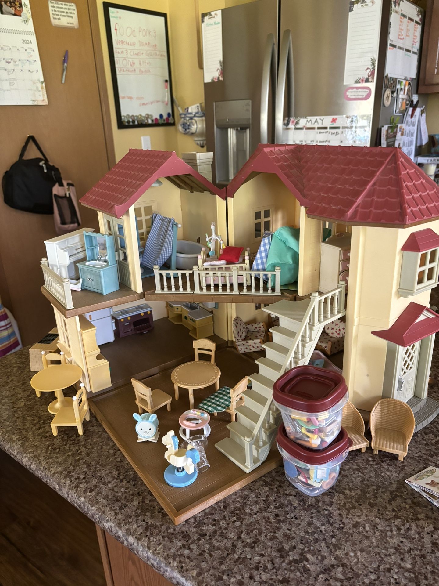 Huge Calico Critters Lot.  PENDING