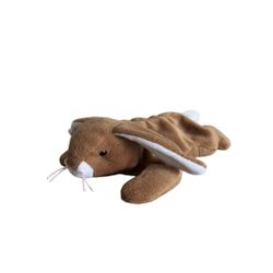 TY Beanie Babies Ears Bunny Rabbit Plush Brown 8 Inch