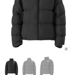 North Face Puff Jacket With Hood