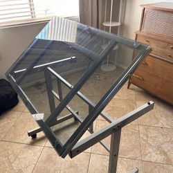 Glass Drafting Table/ Desk