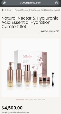 Natural Nectar & Hyaluronic Acid Essential Hydration Comfort Set