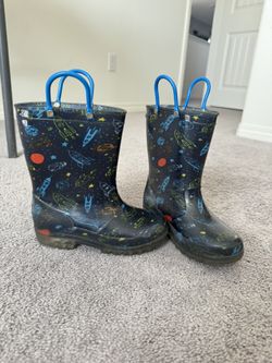 Toddler Rain Boots Lights Up