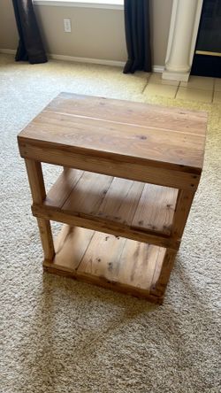Small Wood end table