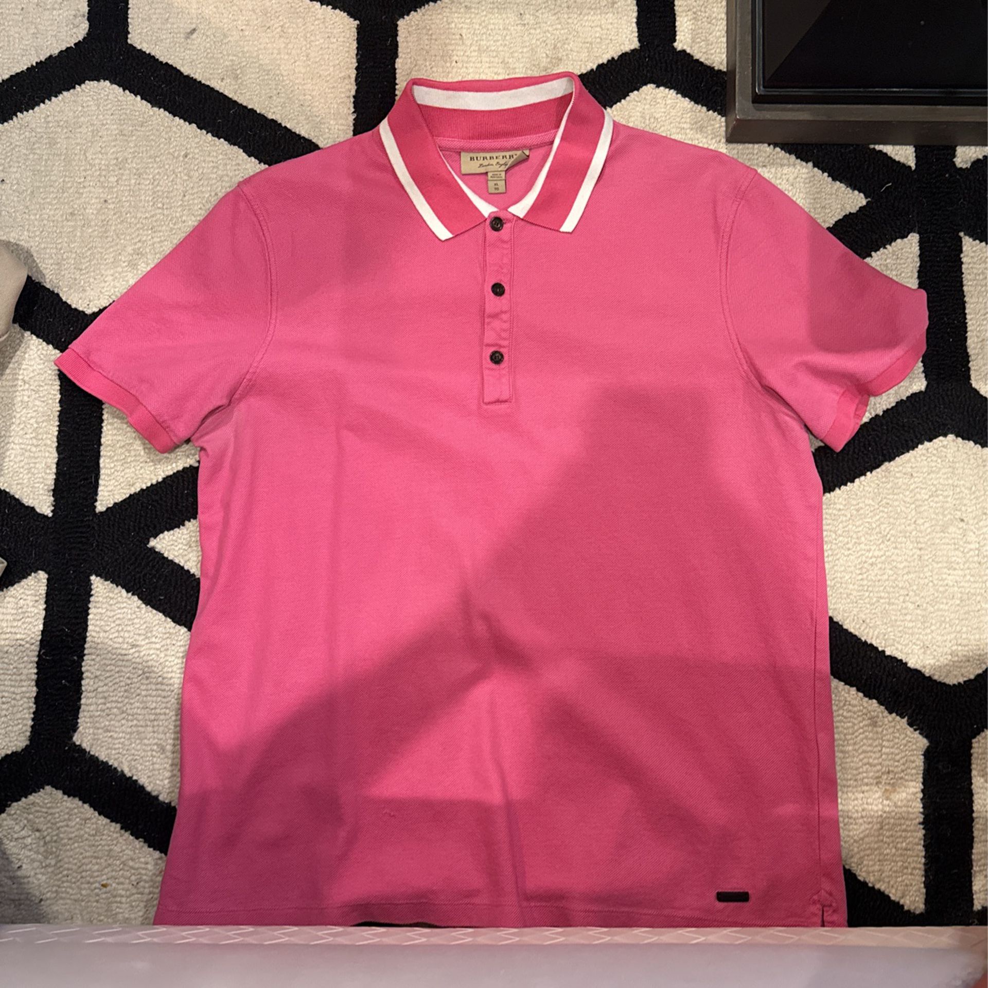 Pink Burberry Polo 