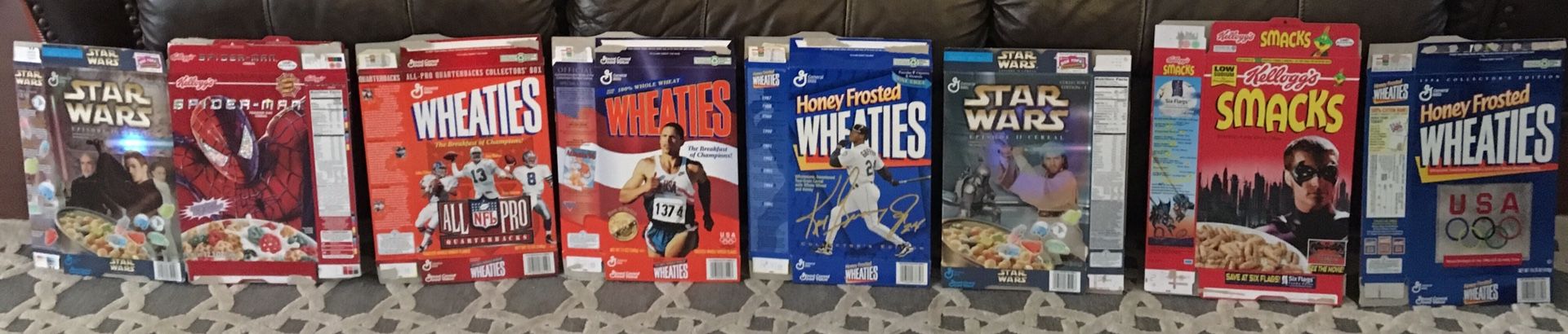 Collector cereal boxes