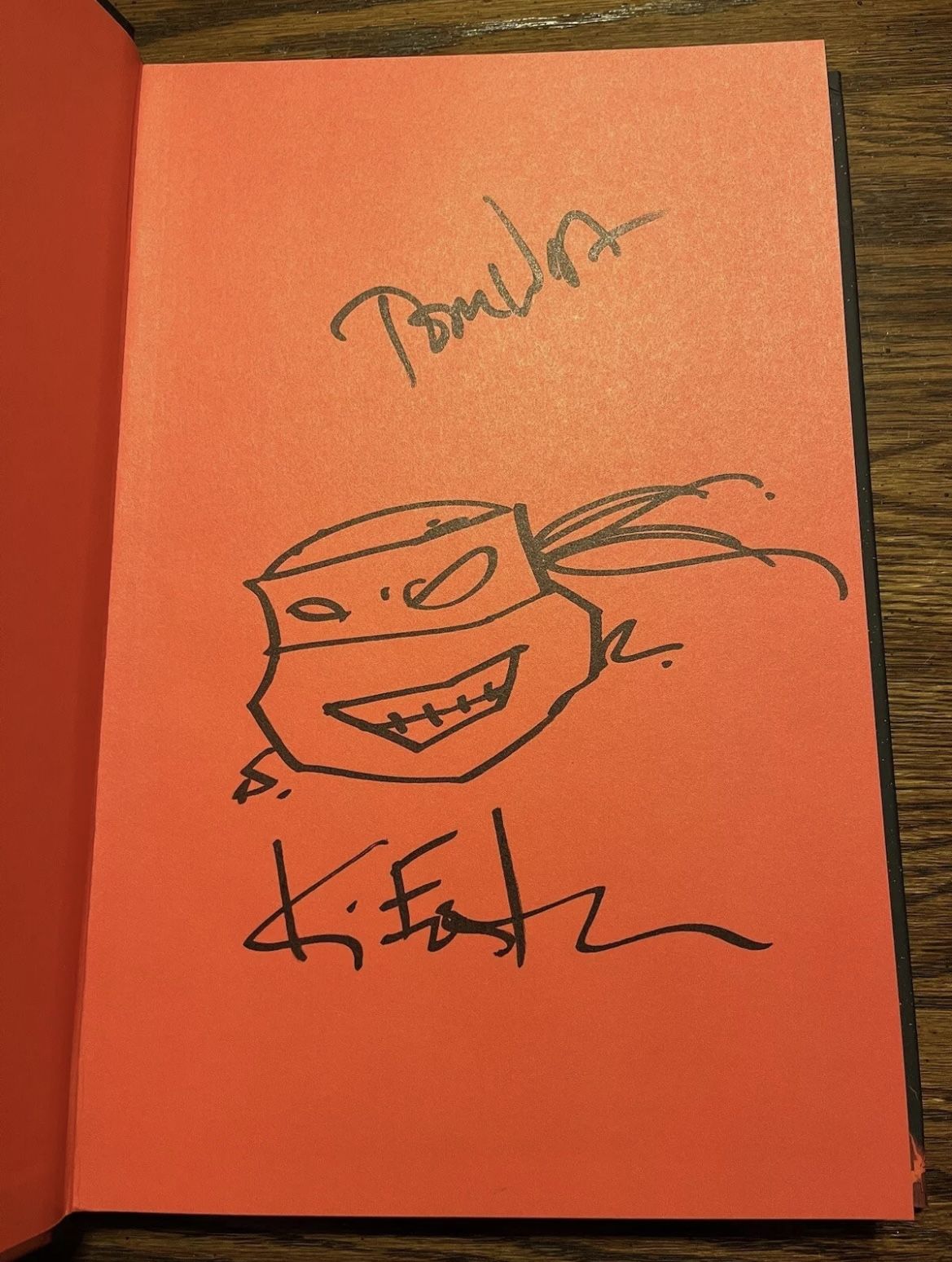 Teenage Mutant Ninja Turtles: The Last Ronin SIGNED & SKETCH Eastman & Tom Waltz