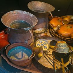 Old Hand Made Authentic Copper Pots