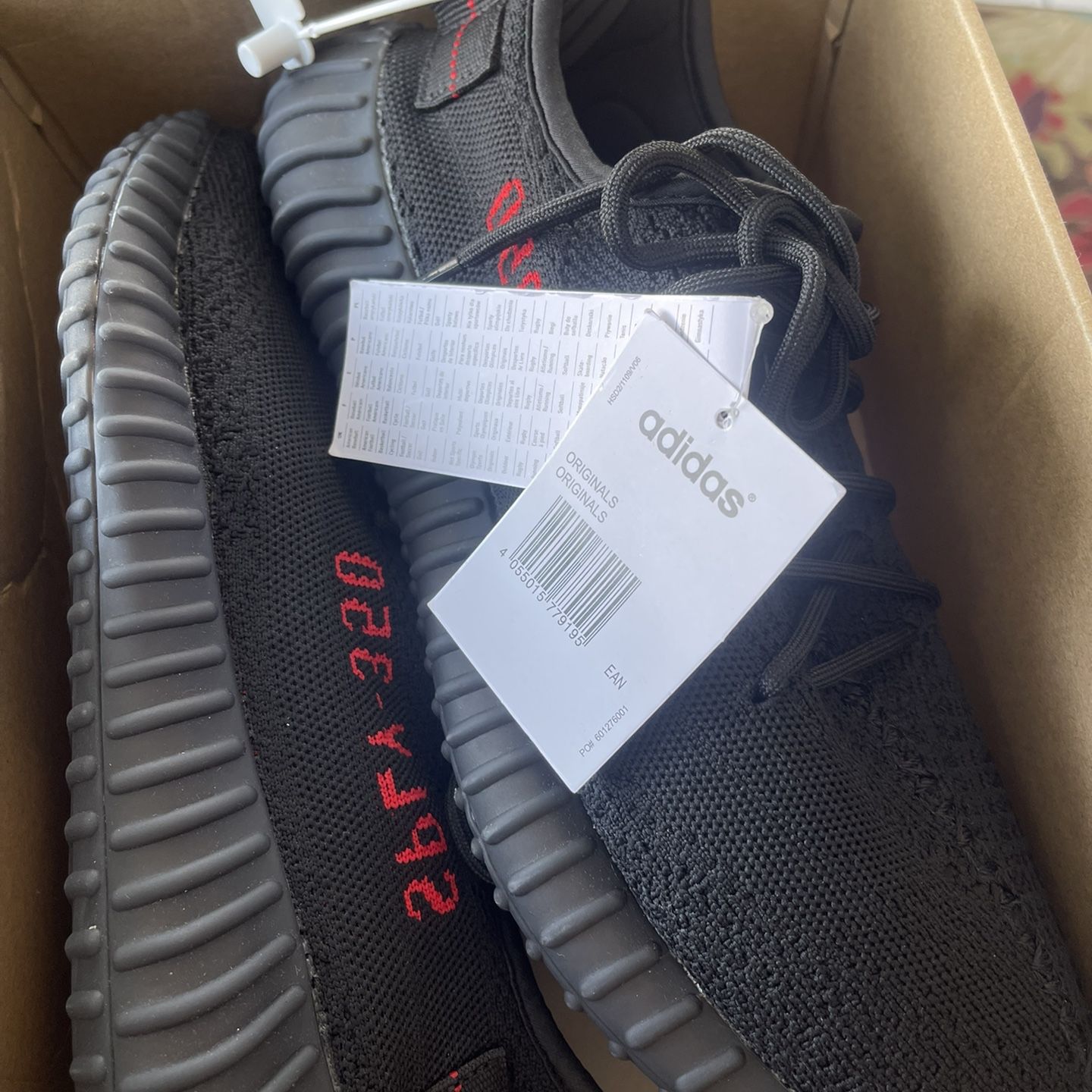 Size 10.5 - Adidas Yeezy Bred 350 Used No Box for Sale in Los