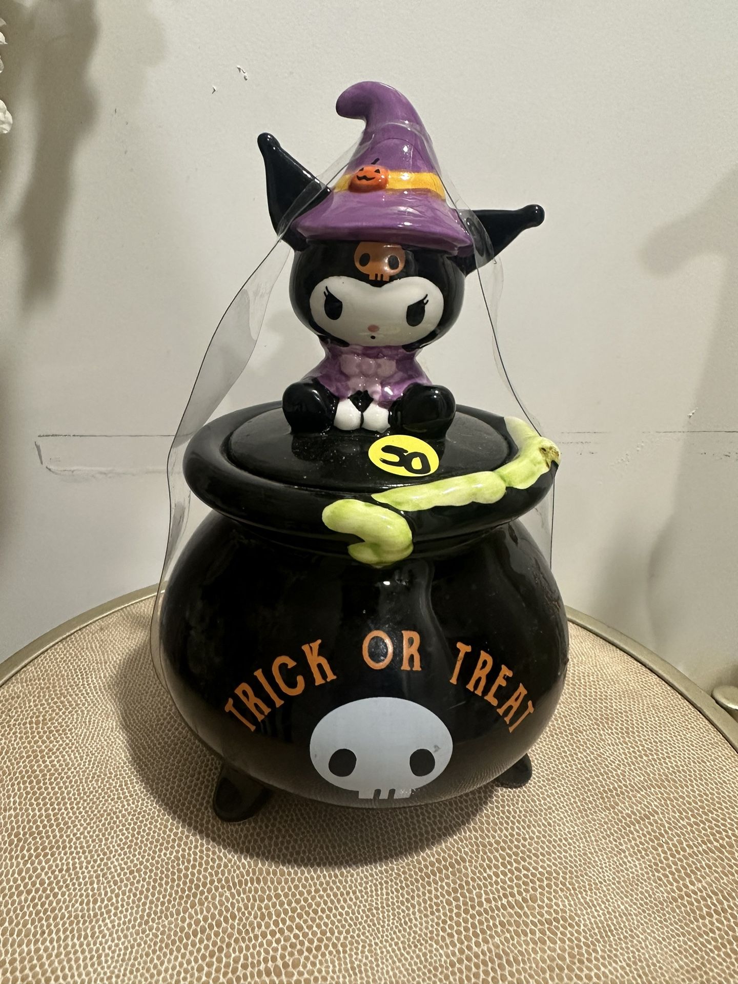 Hello Kitty Kuromi Ceramic Halloween ( Cookie Jar),New Products : American Fashion Style Bags On Sale
