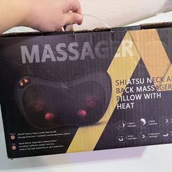 Back Massager, Shiatsu Neck Massager with Heat, Electric Back Massager