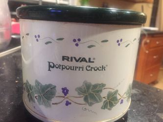 Potpourri Crock Pot Rival Electric Simmering Scent Fragrance