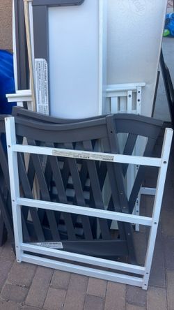 A white and a great baby crib