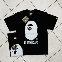 Brand New A Bathing Ape Big Ape Head Graphic Tee Black/White Size: S & M Tags Included Shipping Available 