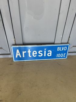 Artesia - Retired Street Sign