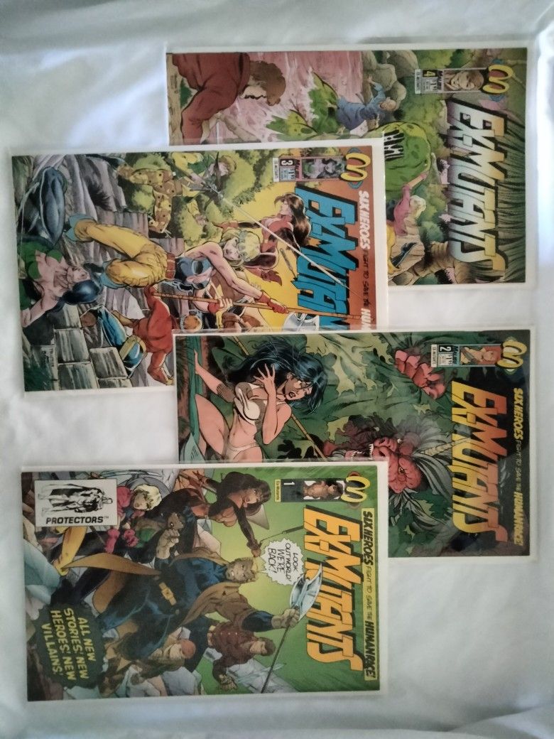 Ex-Mutants #1 - #4 Comics