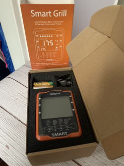 Meat Thermometer for Grilling Rilitor Wireless Meat Thermometer with 4 Probes BBQ Thermometer for Smoker Kitchen Oven Support iOS & Android