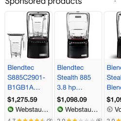 BLENDTEC STEALTH from Pete’s and Starbucks BRAND NEW no box