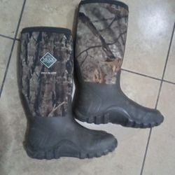 Muck Boot Company Men's Fieldblazer Classic Waterproof Tall Hunting Boots In Mossy Oak/Brown Size 6