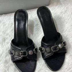 Designer High Heeled Slippers