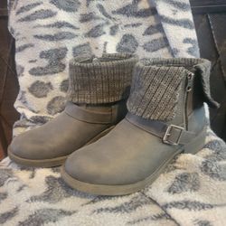 Women's Grey Booties