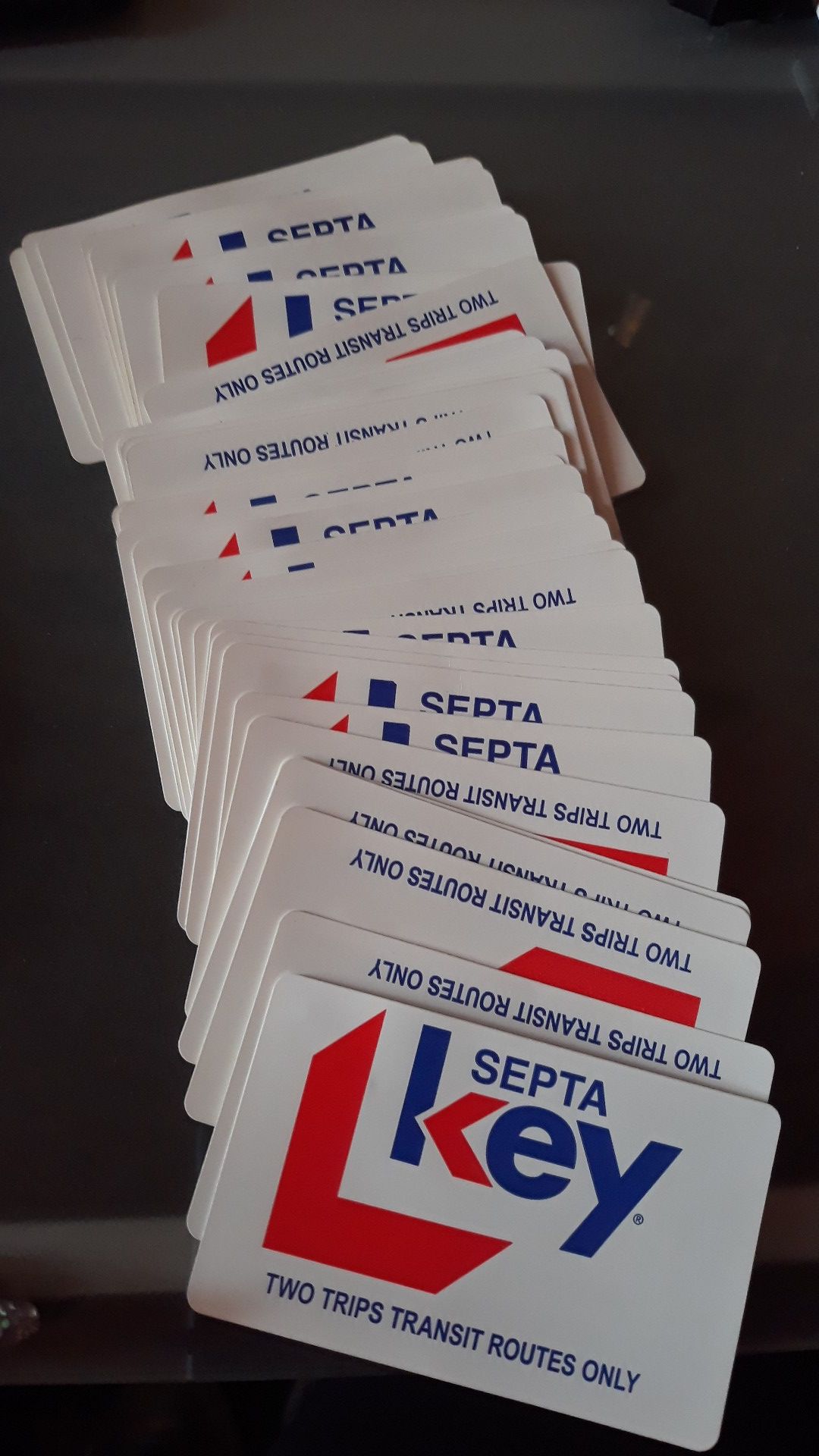 34 two trip transportation cards
