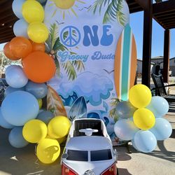 Custom Backdrop - One Groovy Dude