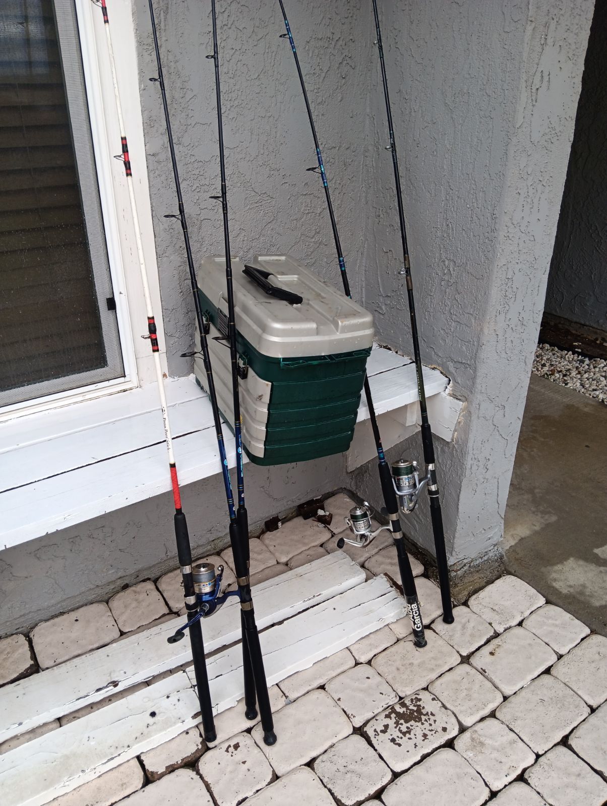 Fishing Rods W/ Tackle Box 