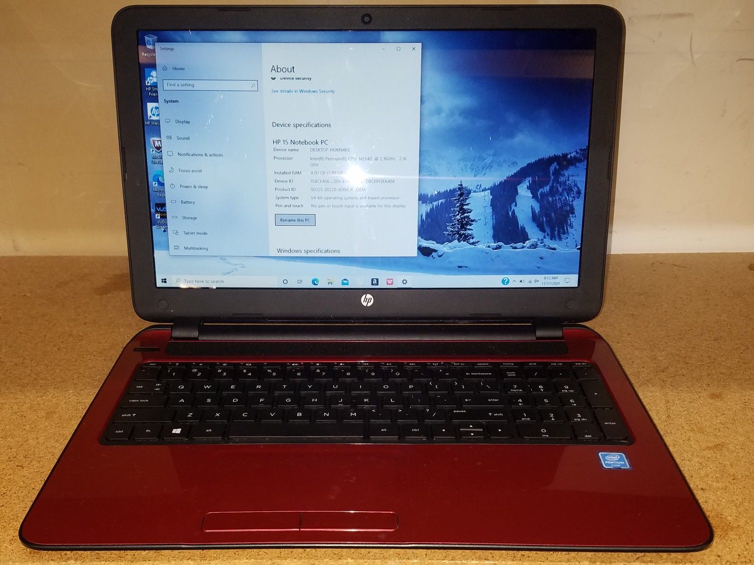 HP 15 notebook laptop