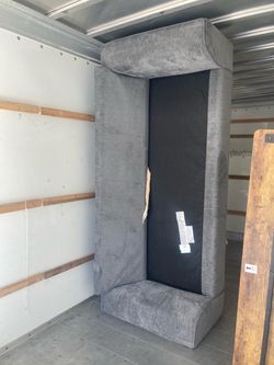 Cabinets and love seat
