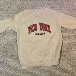 New York Est.1989 Sweatshirt Red/light Brown