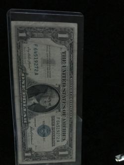 3 different kind of Old 1$ bills