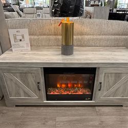 Tv Stand With Fireplace