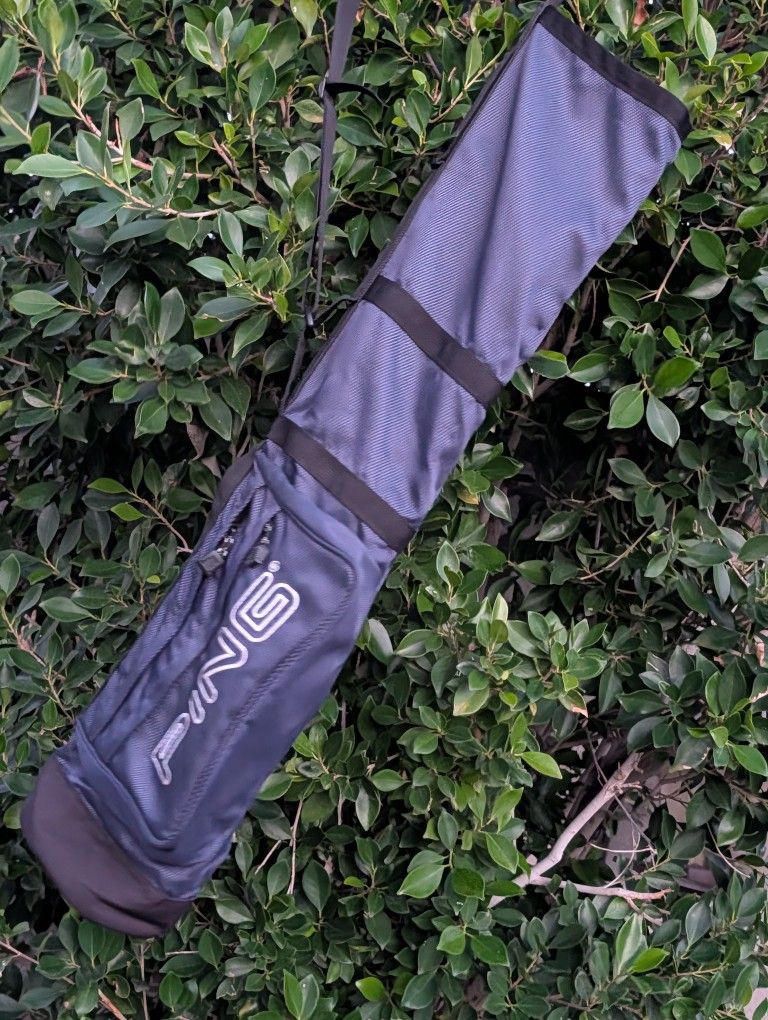 Classic Ping Sunday Carry Pencil Bag (Navy Blue)