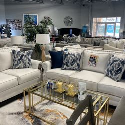 elegant sofa loveseat 💙✨ $1,899