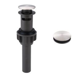 1/4 in. Pop-up Drain Assembly in Brushed Nickel